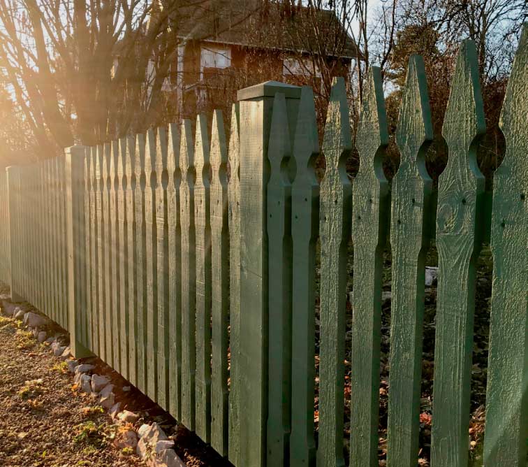 Gammaldags staket - Trädgårdsstaket Djurgården