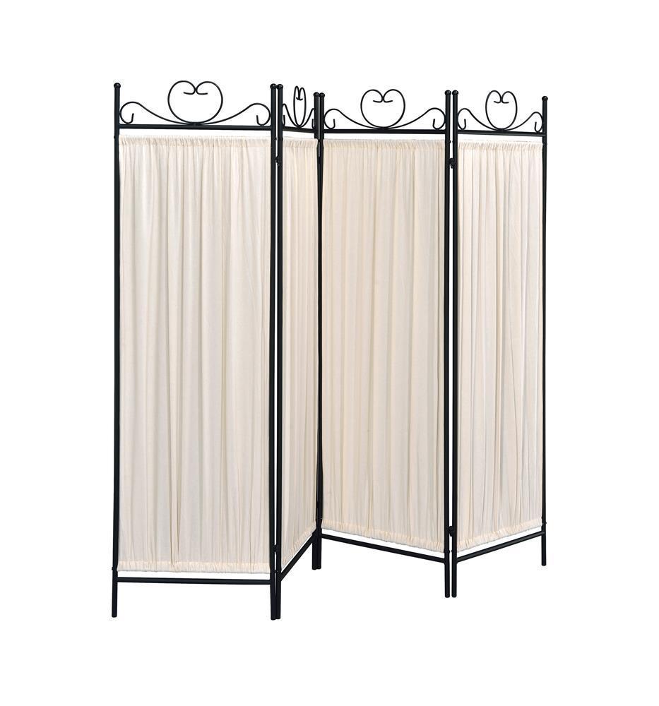 4-panel Folding Screen - Beige