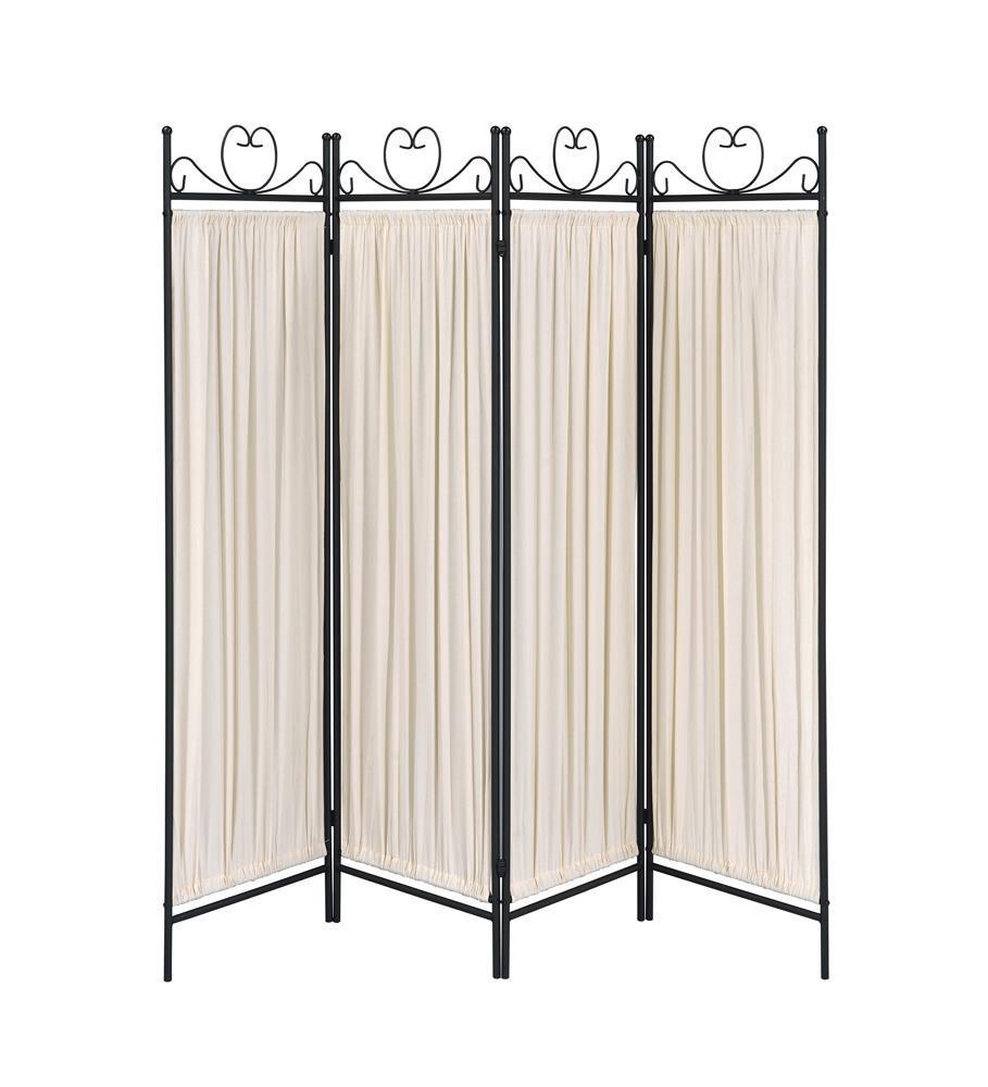 4-panel Folding Screen - Beige