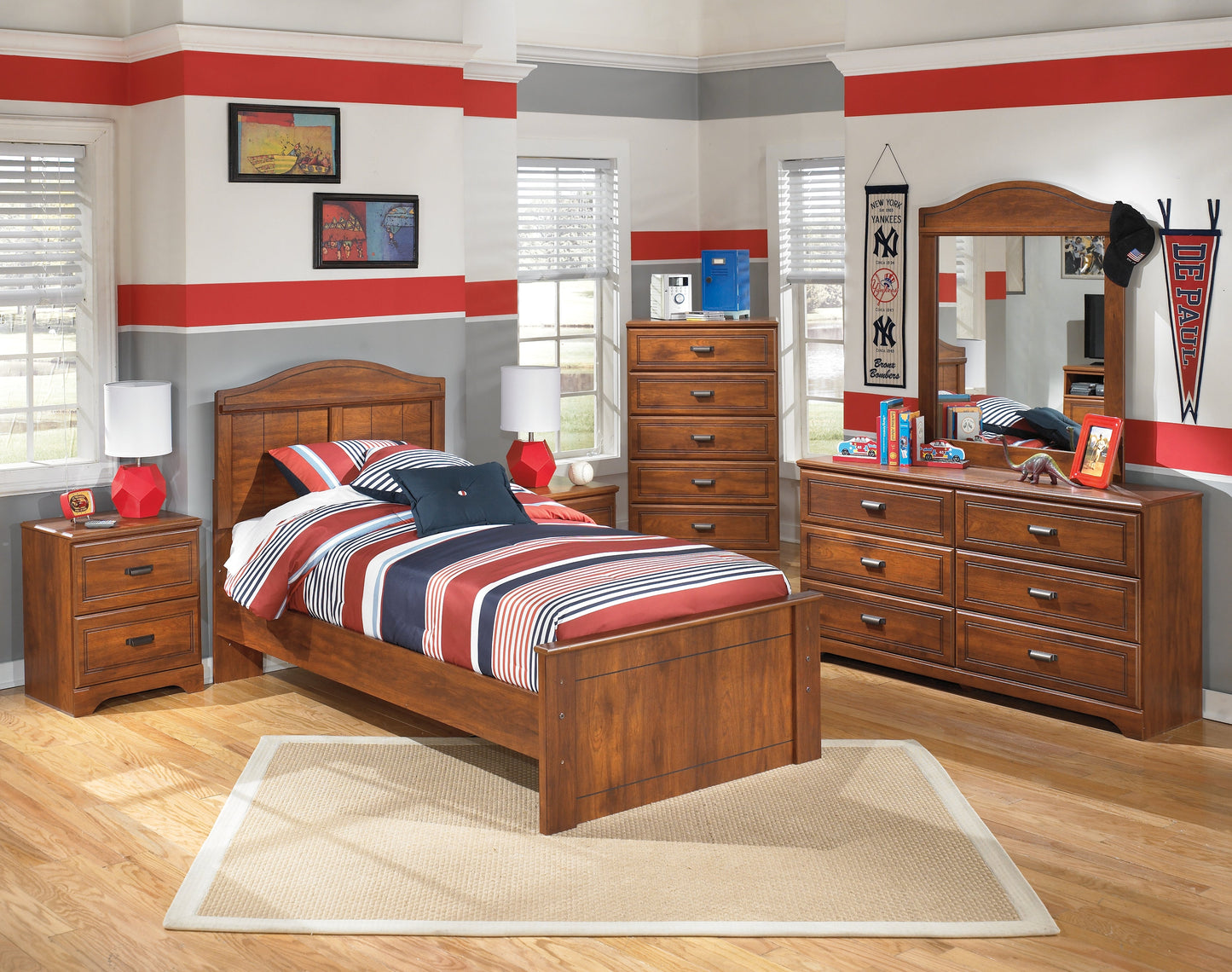 Barchan Two Drawer Nightstand