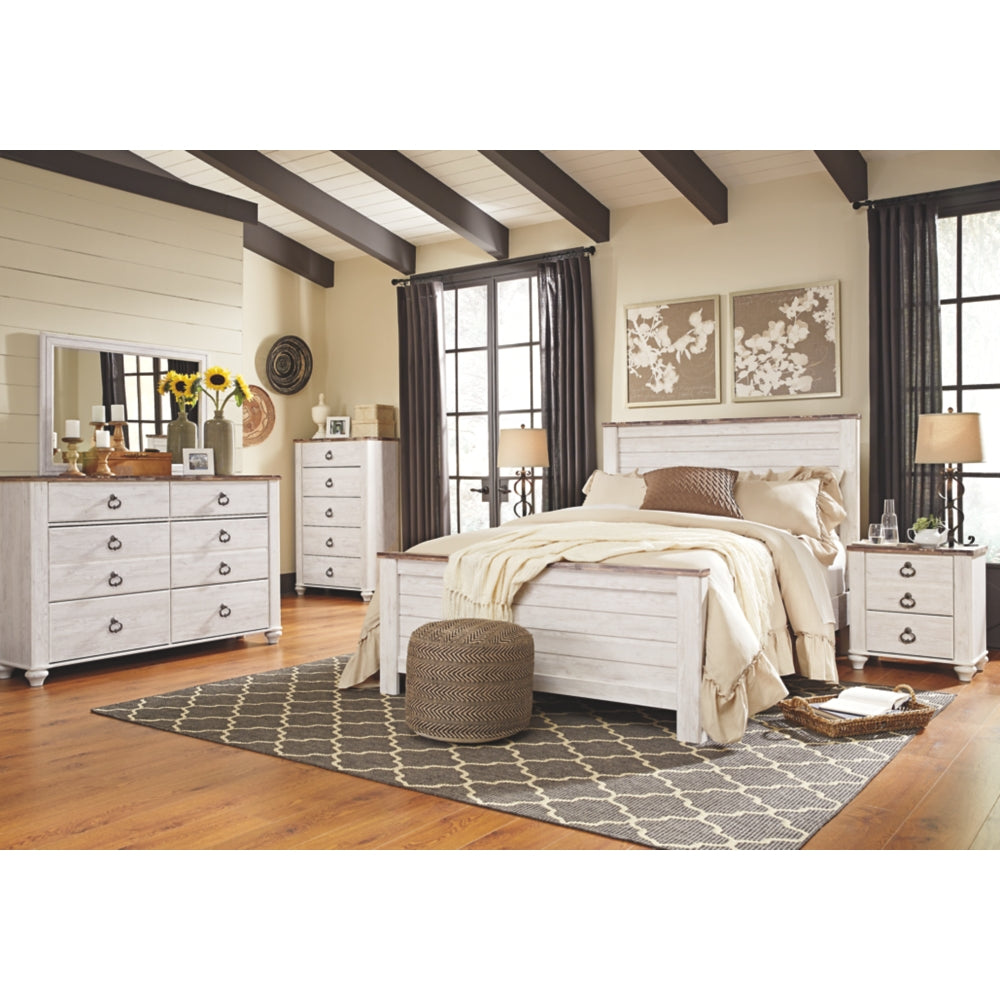 Willowton Two Drawer Night Stand
