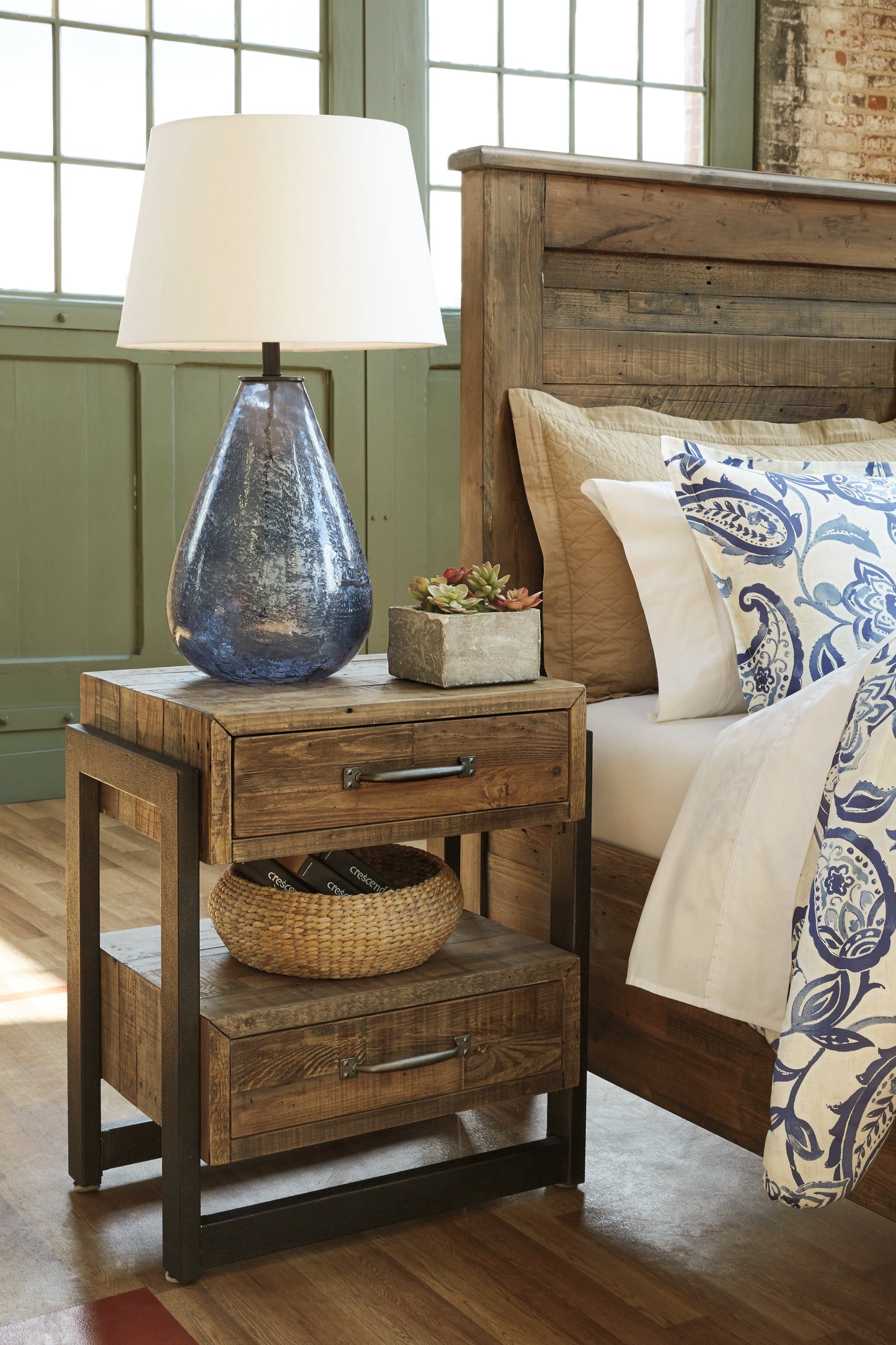 Sommerford Two Drawer Nightstand