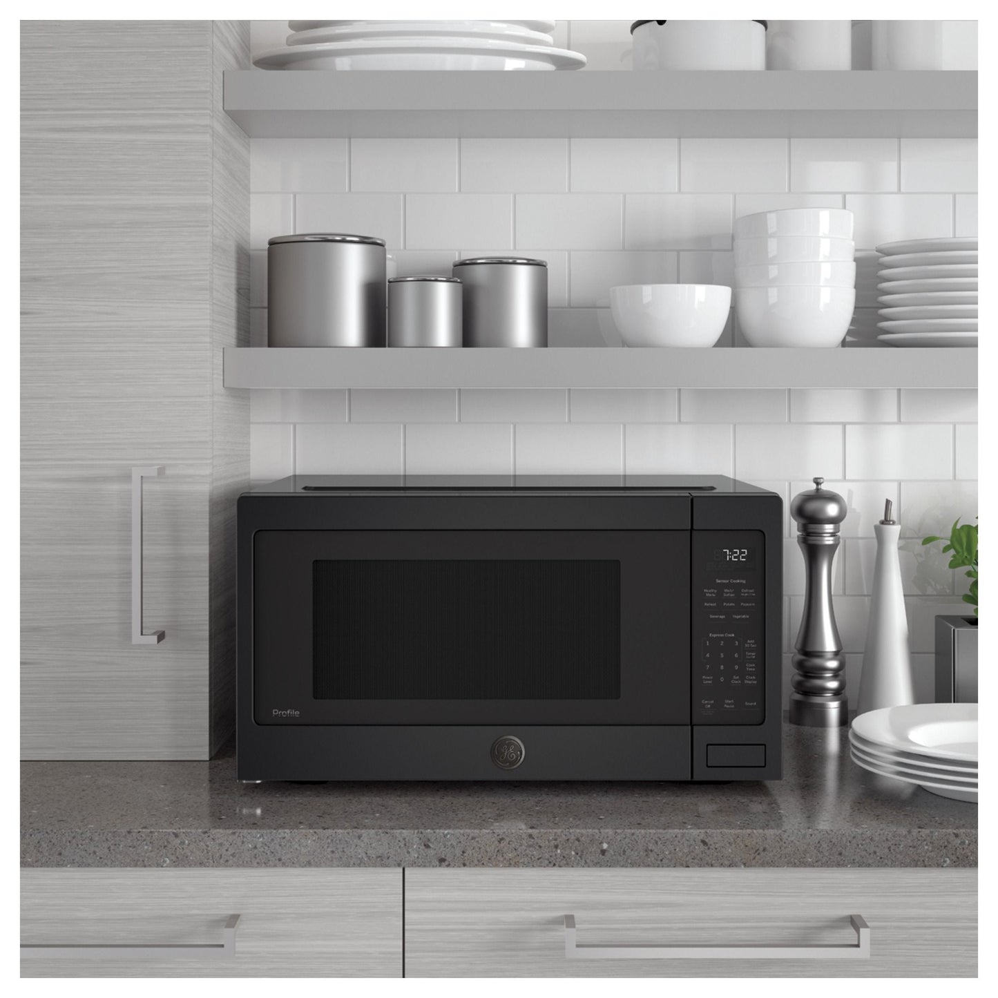 GE Profile™ 2.2 Cu. Ft. Countertop Sensor Microwave Oven