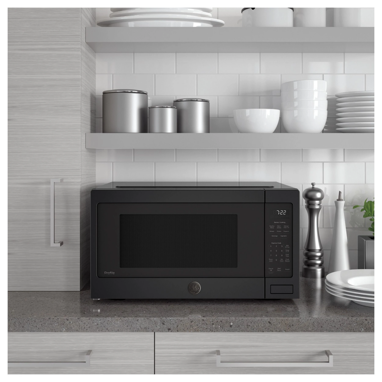 GE Profile™ 2.2 Cu. Ft. Countertop Sensor Microwave Oven