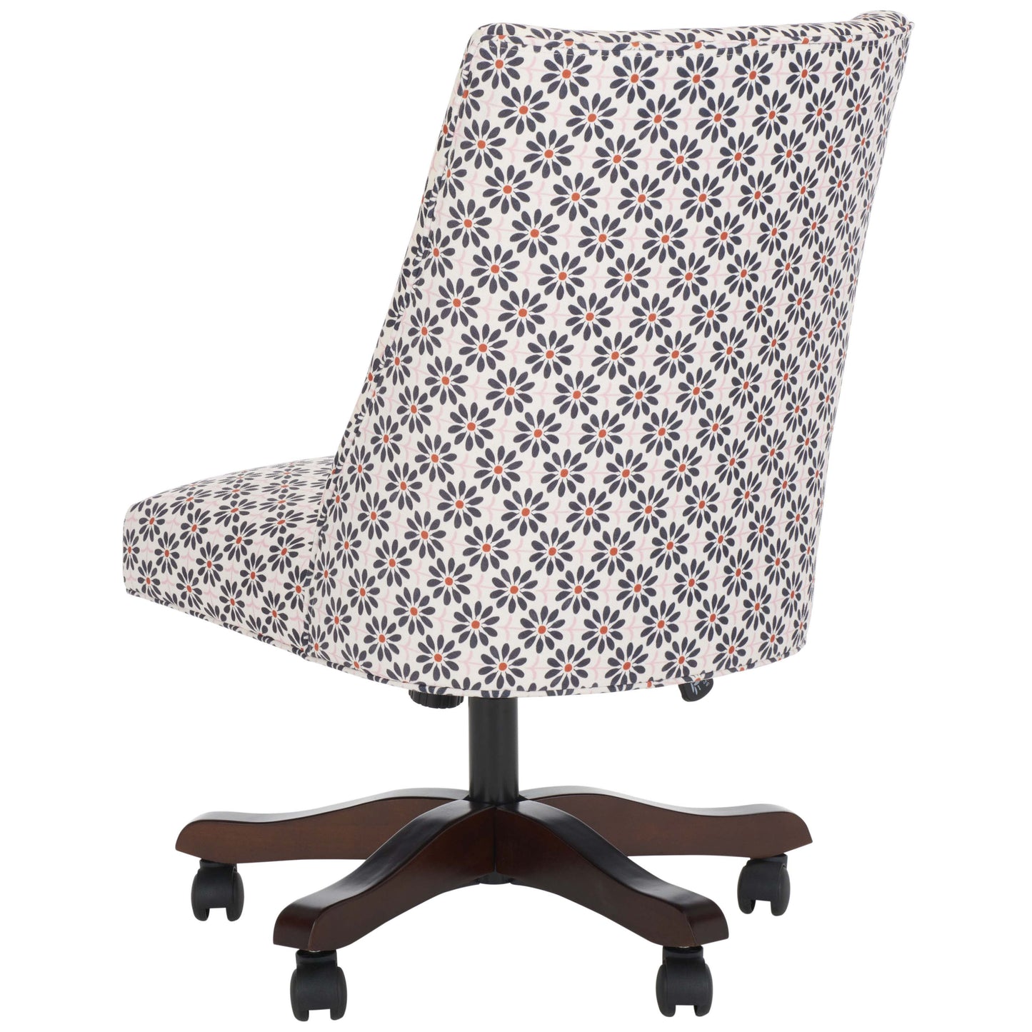 Safavieh Scarlet Desk Chair - Black Flower