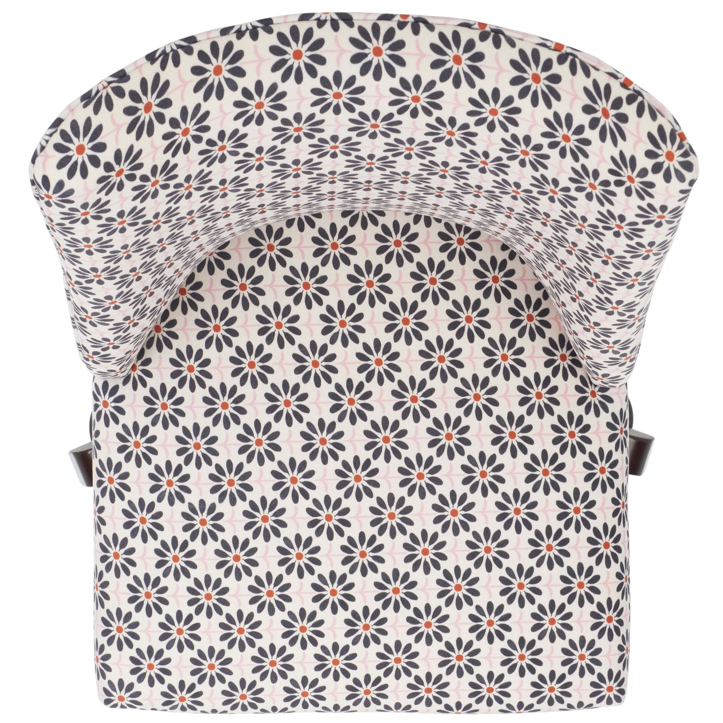 Safavieh Scarlet Desk Chair - Black Flower