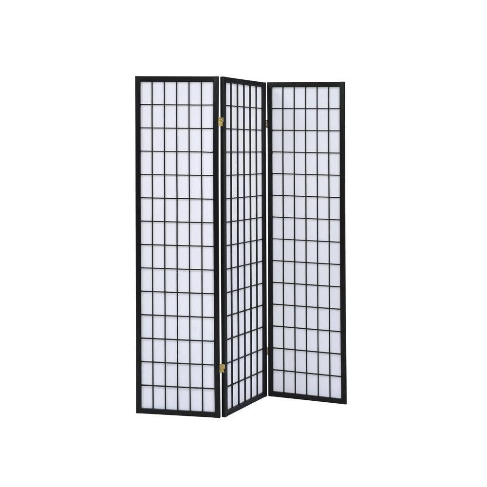 3-panel Folding Screen - Black