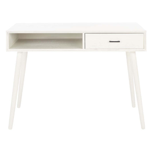 Safavieh Remy 1 Drawer Writing  Desk -Distressed White
