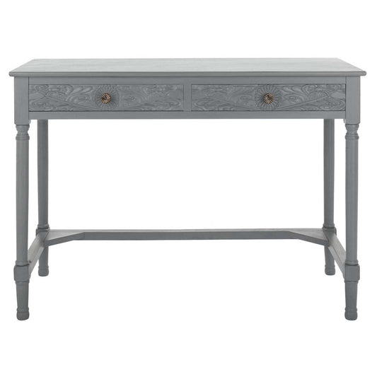 Safavieh Ryleigh 2 Drawer Desk - Distressed Grey
