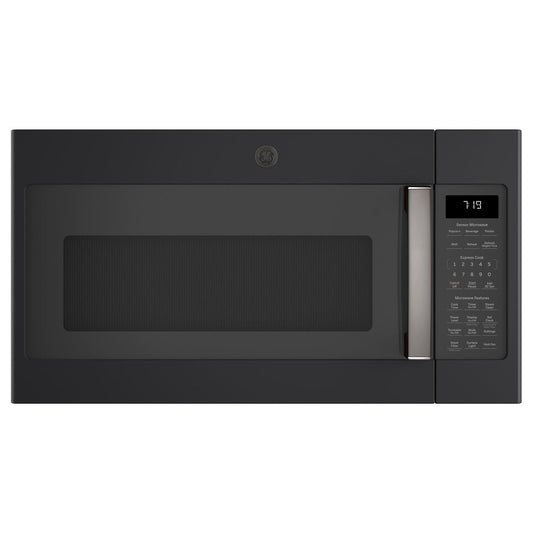 GE 1.9 Cu. Ft. Over-the-Range Sensor Microwave Oven in Black Slate